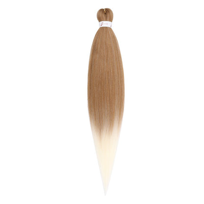 Cabelo Sintético Trançado Pré-esticado Profissional Sem Coceira Fibra Que Sela Em Água Quente 30'' Ombre Textura Yaki Extensões de Cabelo para Trança