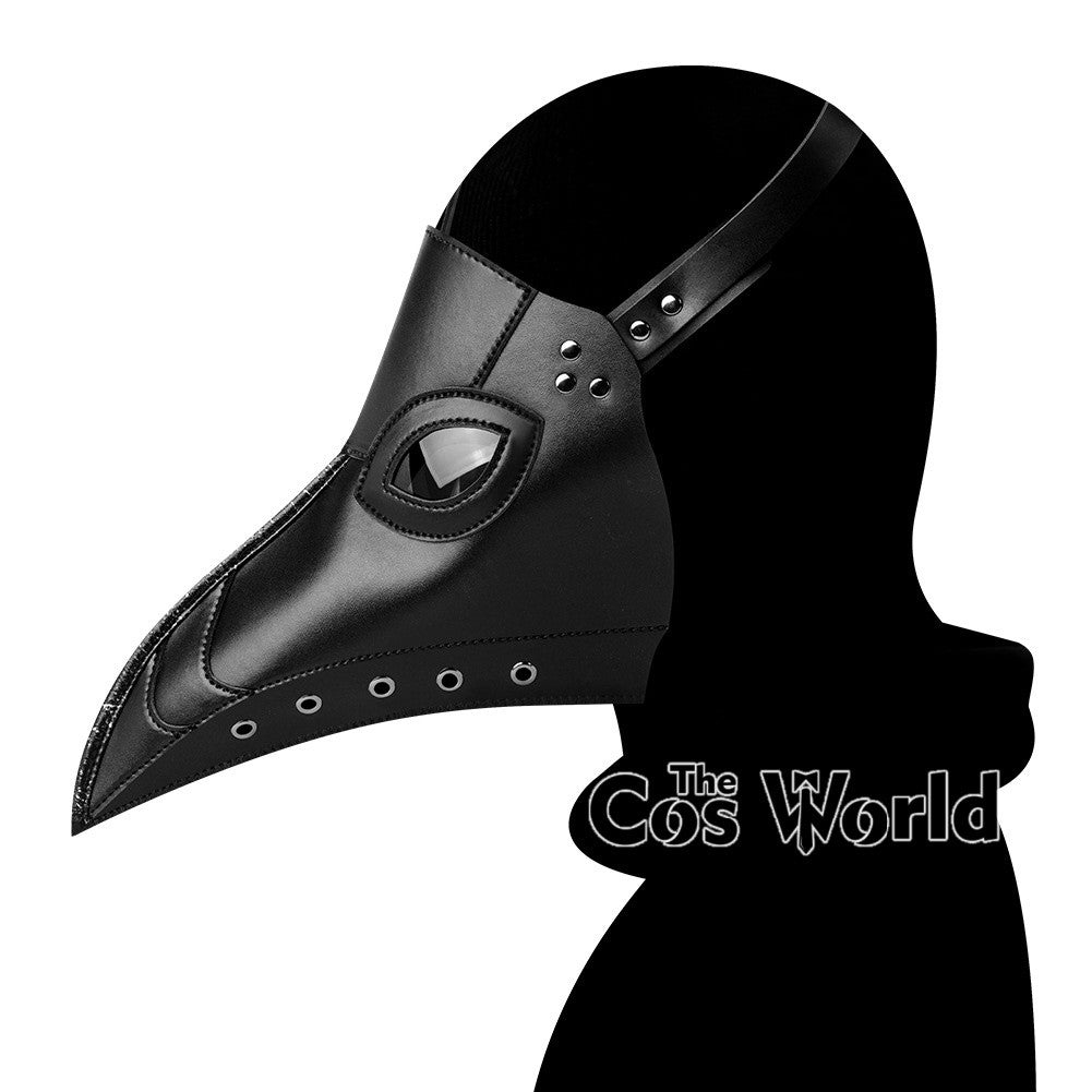 Halloween Plague Doctor Mask Steampunk Gothic Bird Beak Props for Party Carnival Cosplay Costumes Masquerade