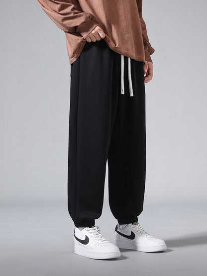 Men's Jogger Cotton/Polyester Sweatpants Big Size 8XL 7XL 6XL Sports Baggy Pants Sting Banding  Hip Hop Loose Harem Trousers