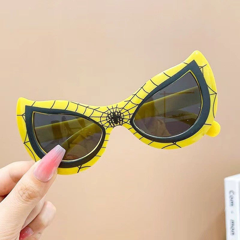 Marvel Avengers Cartoon Plastic Flexible Frame Sunglasses Spider-Man Iron Man Captain America-Kids Eyewear Toy Festival Gift
