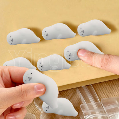 4/5/6PCS Kawaii Squishies Mochi Animal Antistress Toys Stress Relief Ball Relaxing Mood Squeeze Gifts Party Favors for Birthday