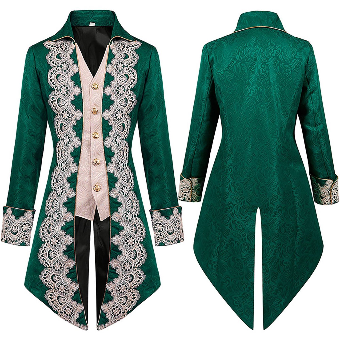 Men's cool steampunk gothic Victorian stylejacket cosplay retro purple velvet tailcoatmedieval dress uniform Renaissance cloth