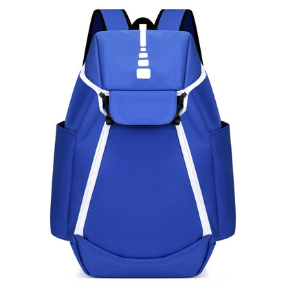 Mochila de basquete de grande capacidade com logotipo personalizado, bolsa de treinamento multifuncional para atividades ao ar livre com número impresso, bolsa esportiva de basquete e futebol