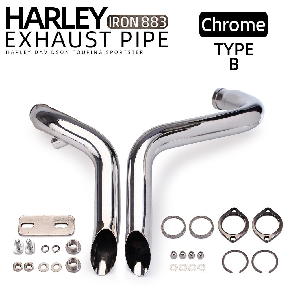 Motorcycle Exhaust Escape Sportster Motorcycle Exhaust XL883 Elbow Bike For Softail Sportster 883 1200