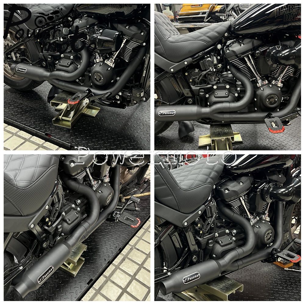 Motorbike Exhaust Pipes Exhaust Baffle Muffler For Harley M8 Softail Low Rider S T Fat Street Bob Standard Slim Deluxe 2018-2025