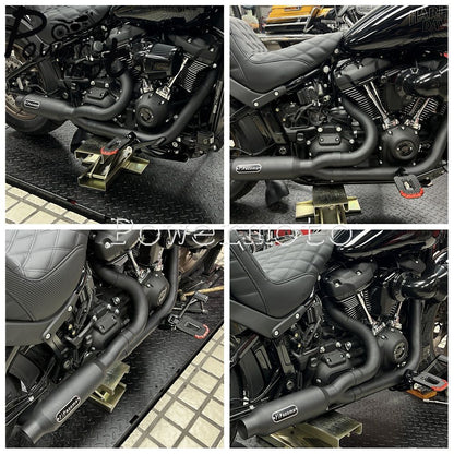 Motorbike Exhaust Pipes Exhaust Baffle Muffler For Harley M8 Softail Low Rider S T Fat Street Bob Standard Slim Deluxe 2018-2025