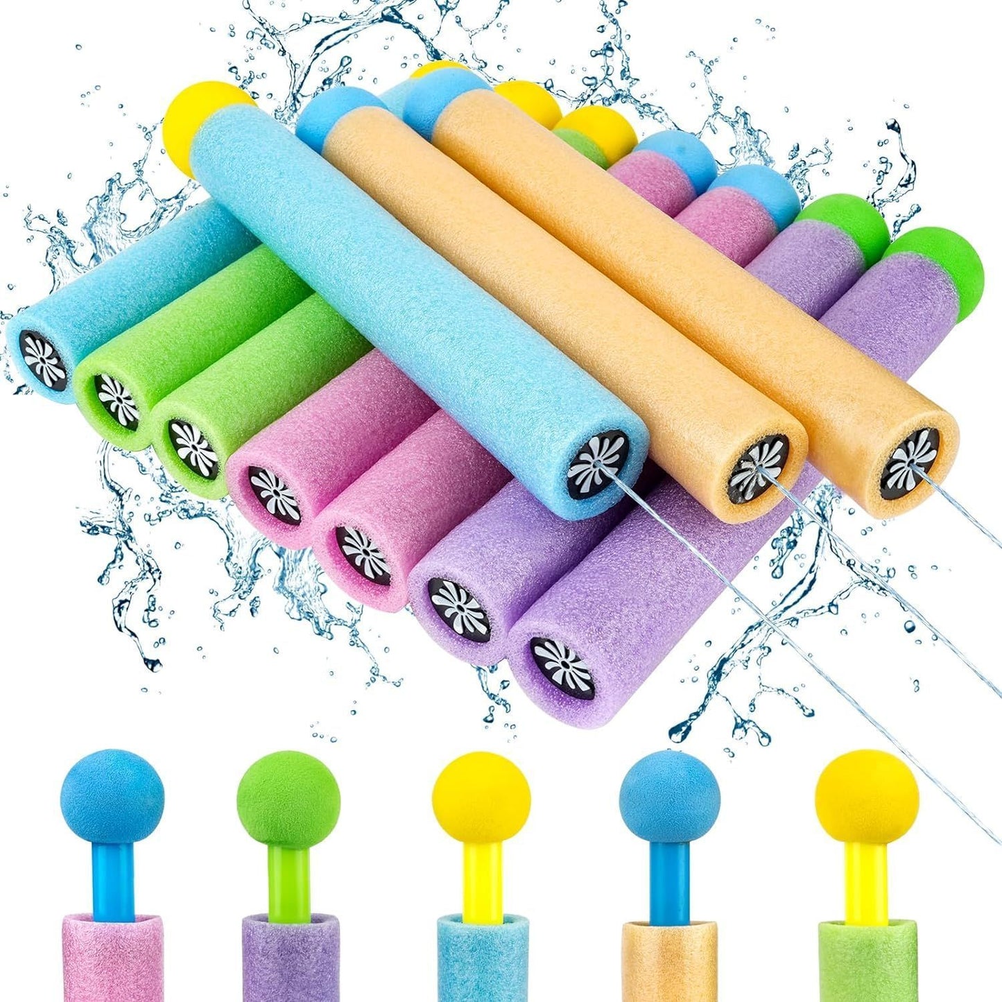 1/4/8Pcs Pull Type Water Gun Summer Beach Water Play With A pull-Out Water Cannon Boys And Girls Favorite Birthday Party Favors