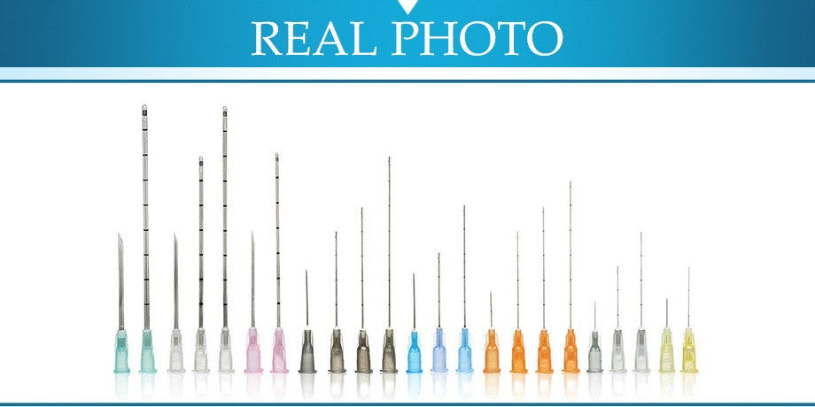 10-100PCS Korea Highly Flexible Blunt Cannula 18G 22G 23G 25G 27G 30G Separate Package Micro Tip Blunt  Cannula