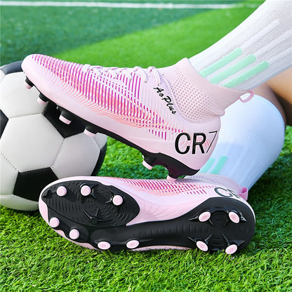 2025 New Football Shoes Society Soccer Cleats Long Nails Soccer Boot Non-slip Training Sneaker Artificial Quality Grass Footwear