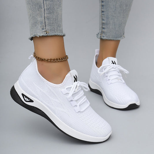 Women's summer breathable mesh flat shoes women's shoes casual sneakers shoes, clearance free shipping