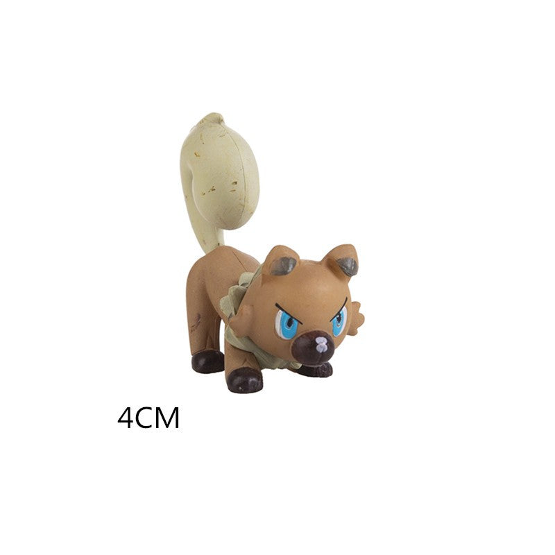 Pokémon 4-13cm Bonecos de Desenho Animado Filme Anime Pikachu Eevee Charmander Mewtwo Bonecos Colecionáveis Melhor Presente de Aniversário para Crianças