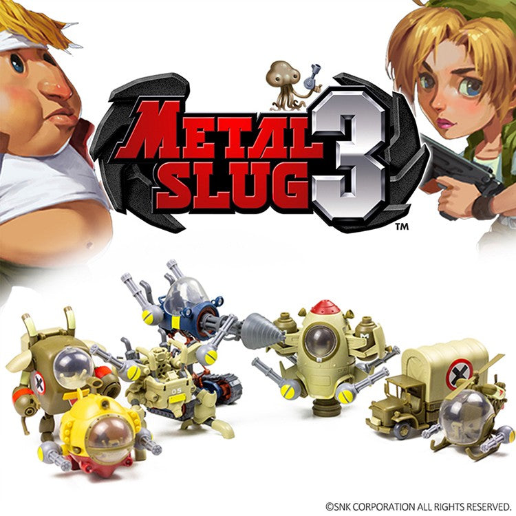 Kits de Montagem New Era Models Metal Slug 3 - Miniaturas de Veículos Militares Escala 1/72 Tanques/Mechas/Aeronaves/Caminhões Modelos Colecionáveis