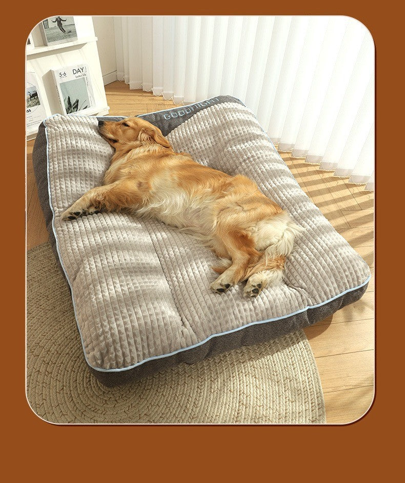 Cama Para Cães E Gatos No Inverno Tapete Grande Para Cães Ninho Quente Para Animais De Estimação Canil Para Filhotes De Porte Pequeno Médio E Grande Colchão Para Dormir Tamanho Grande