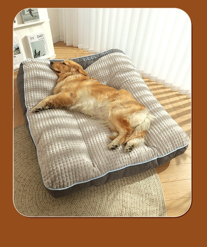 Cama Para Cães E Gatos No Inverno Tapete Grande Para Cães Ninho Quente Para Animais De Estimação Canil Para Filhotes De Porte Pequeno Médio E Grande Colchão Para Dormir Tamanho Grande