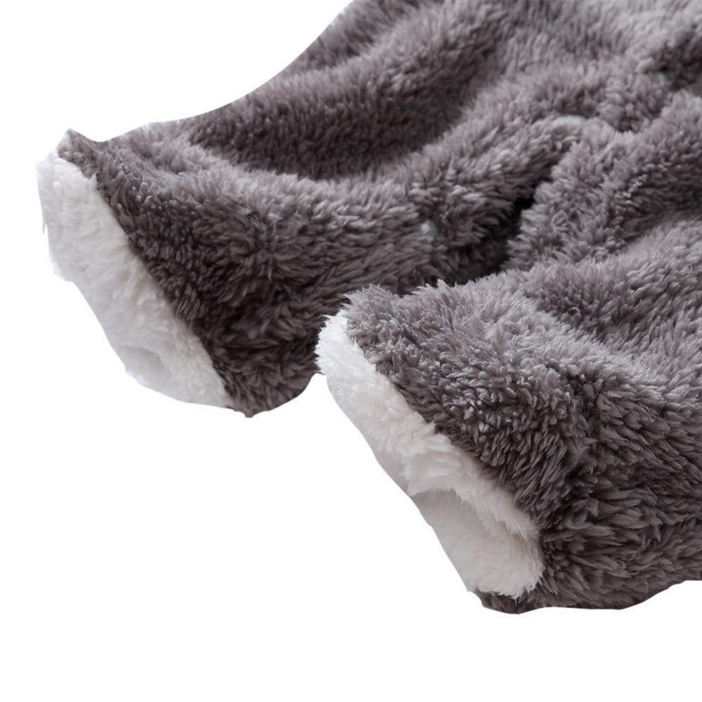 Winter Newborn Baby Plush Bodysuit Jumpsuit Cartoon Hoodies Boy Girl Romper Twins Clothes Korean version 0-12M