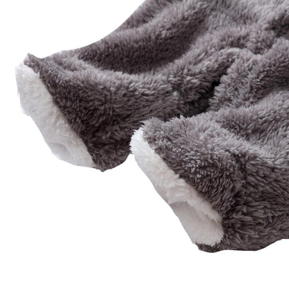 Winter Newborn Baby Plush Bodysuit Jumpsuit Cartoon Hoodies Boy Girl Romper Twins Clothes Korean version 0-12M