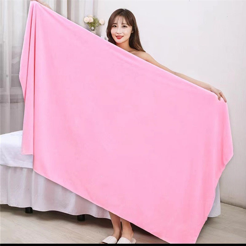New ultra absorbent ultra-fine fiber bath towel, soft and fast drying, oversized bath towel, sports beach bathroom towel