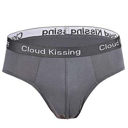 Random 5Pcs/set Men's Briefs Sexy Letter Waist Underwear Casual Comfortable Breathable Briefs Solid Color Underpants Men Panties