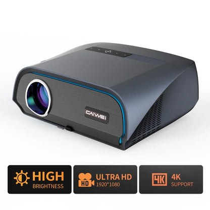 full hd 4K projector for home theater auto focus 3500ANSI 1080p native smart bluetooth 2.4+5G wifi daylight android projector