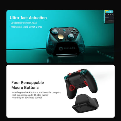 GameSir G7 Pro 8K Aimlabs Edition Hall Effect Switch Controller for Nintendo Switch 2, Wireless Gamepad with Charging Station