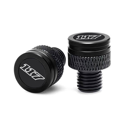 Motorcycle CNC Rearview Side Mirror Hole Cap Plug For Harley Softail Low Rider ST FXLRST FXRST Breakout Touring CVO 117