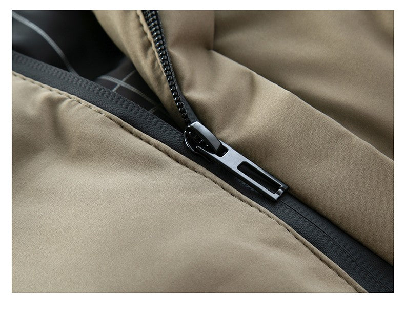 Top Grade ??????Men's Stand Collar Parka Jacket Windbreaker Coats Bubble Puffer Outerwear for Young Adults?????????????????