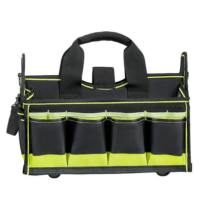 40-POCKETS Tool Tote, Tool Bag Organizer, Electrician Tool Bag, HVAC Tool Bag, Tool Caddy, Tool Bags for Electricians