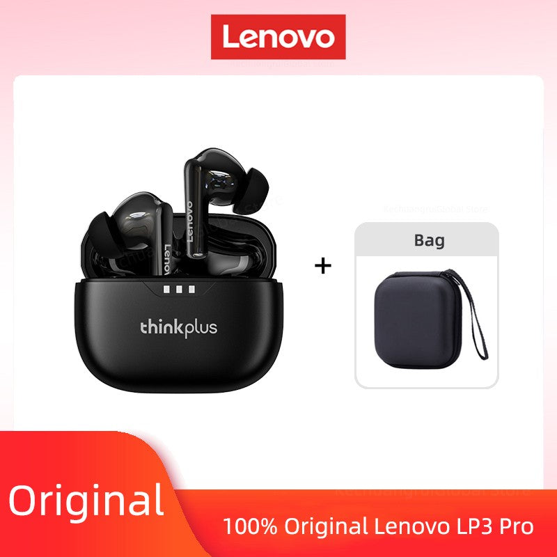 Fone de ouvido Lenovo original 2025, sem fio Bluetooth 5.3, fones de ouvido estéreo HiFi com cancelamento de ruído, fones de ouvido esportivos com controle de toque, novo presente