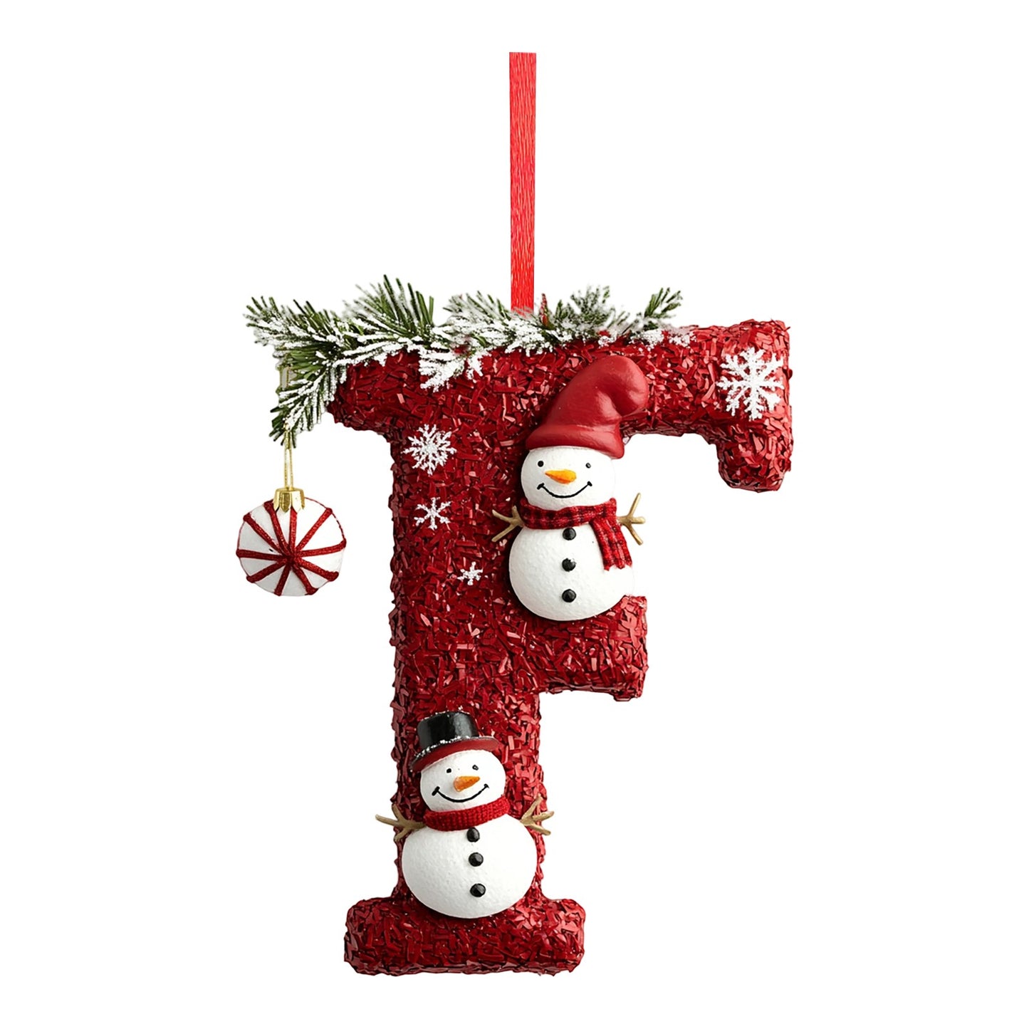 26 Letter Christmas Tree Hanging Personalized Christmas Letter Decoration Holiday Ornaments Christmas Tree Ornaments 2025
