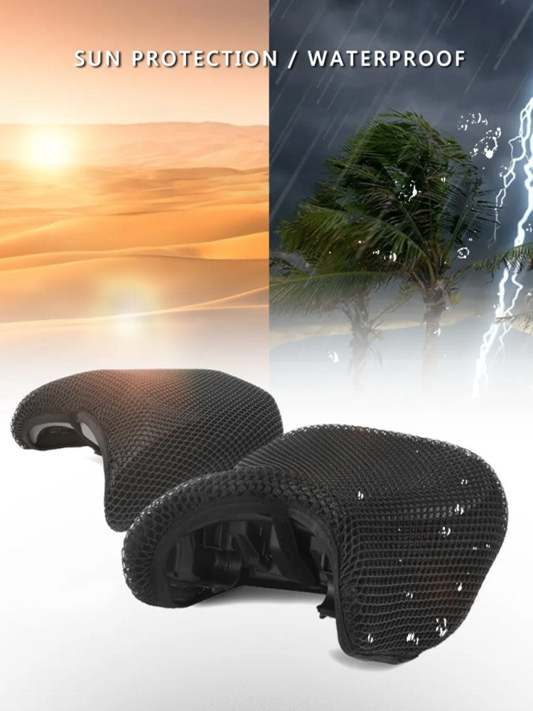 Capa de Assento de Tecido de Malha 3D Antiderrapante para Moto Almofada Impermeável para BMW R1200GS R 1200 GS ADV Adventure R1250GS R1250 GS