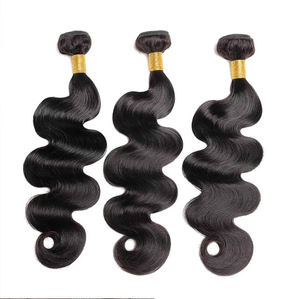 Cabelo Humano Ondulado Malaio 15A, Tecer Pacotes de Cabelo Humano, 100% Não Processado, Extensões de Cabelo Humano Pretas Naturais, 1, 3, 4 Pacotes