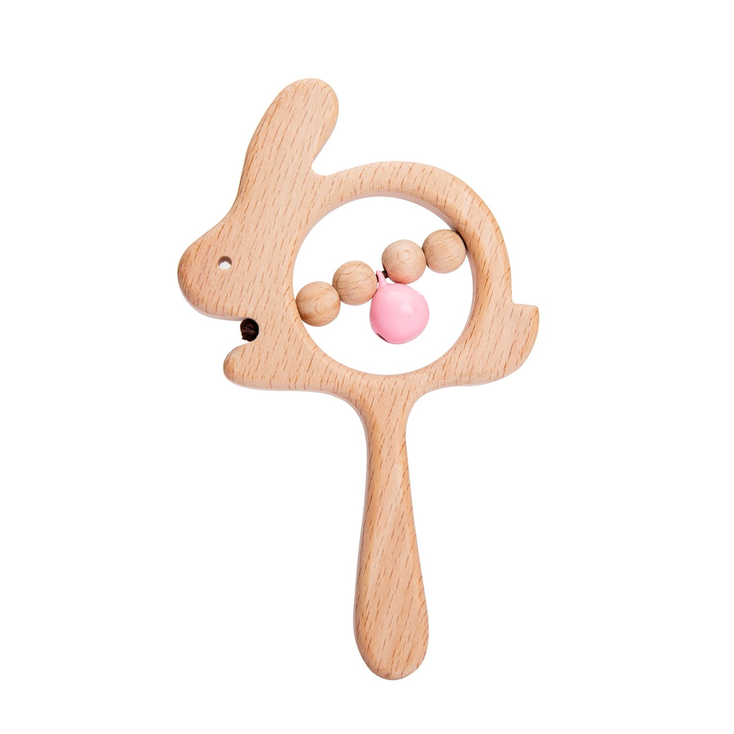 Baby Wooden Koala Hand Rattles Teether Toys Wooden Ring Montessori Toys Owl Shape Musical Rattle  for Baby Gifts Teething Toys