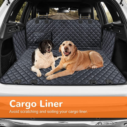 Winter Pet Mat for Car Back Seat Breathable Dog Seat Cover with Strong Hard Bottom Fits All Cars