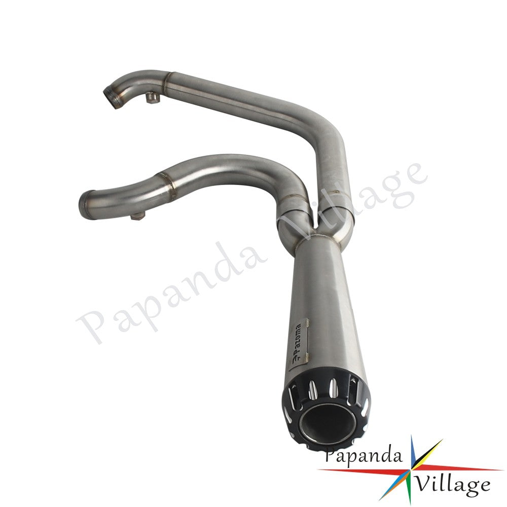 Motorcycle Full Exhaust Pipe Exhausts System Mufflers For Harley Dyna Wide Super Glide Fat Street Bob Low Rider FXDF 2006-2017