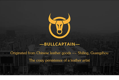 BULLCAPTAIN Leather Men's Messenger Bag Business Shoulder Bags Suitable For 7.9 Inch Ipad Mini High Quality Male Crossbody Bages