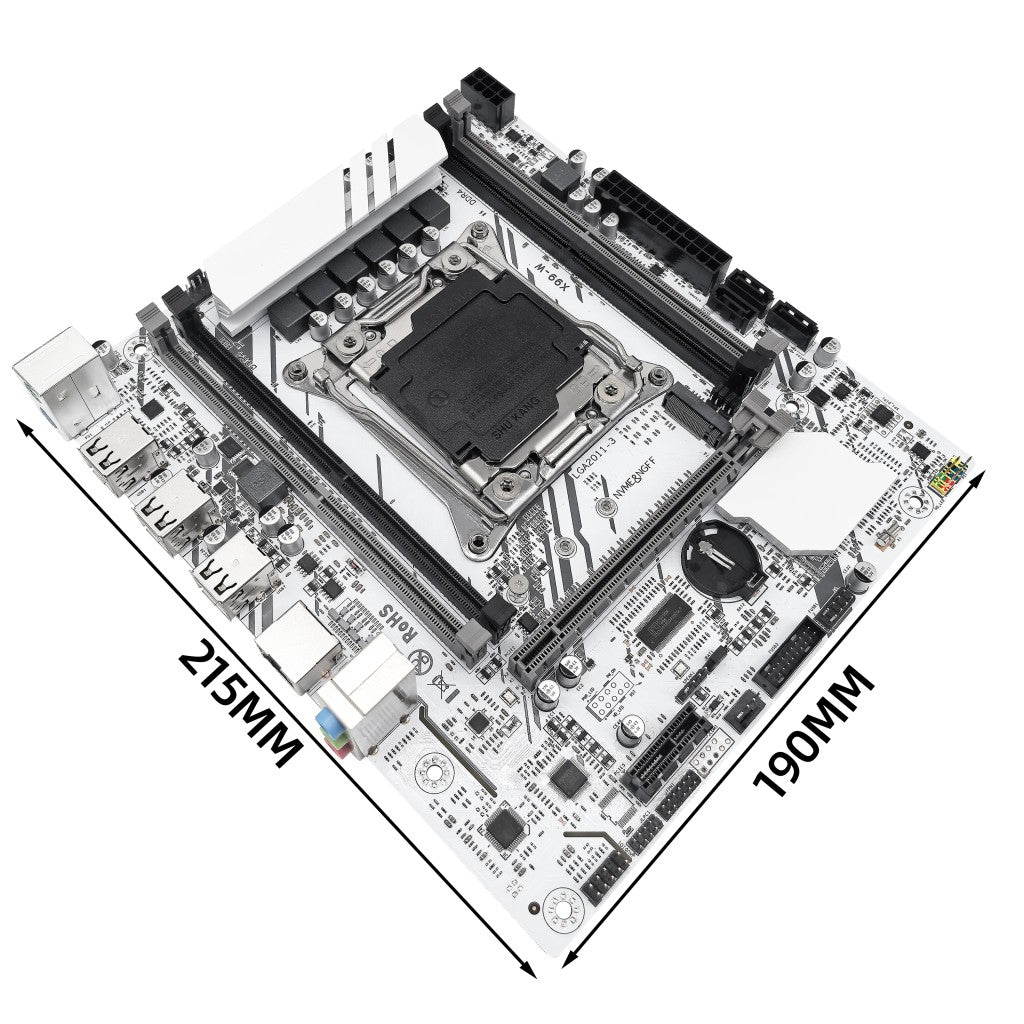 Conjunto de Placa Mãe ZSUS X99 Kit Com LGA2011-3 Xeon E5 2670 V3 CPU DDR4 16GB (1*16GB) 2133MHZ Memória RAM NVME M.2 SATA