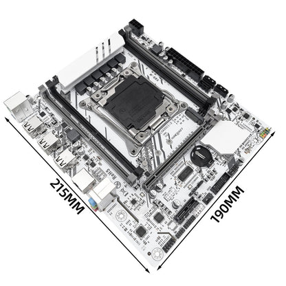 Conjunto de Placa Mãe ZSUS X99 Kit Com LGA2011-3 Xeon E5 2670 V3 CPU DDR4 16GB (1*16GB) 2133MHZ Memória RAM NVME M.2 SATA