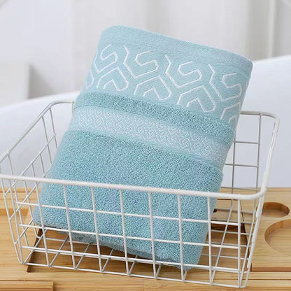 380g new pure cotton thick bath towel 70*140 soft absorbent no shedding color