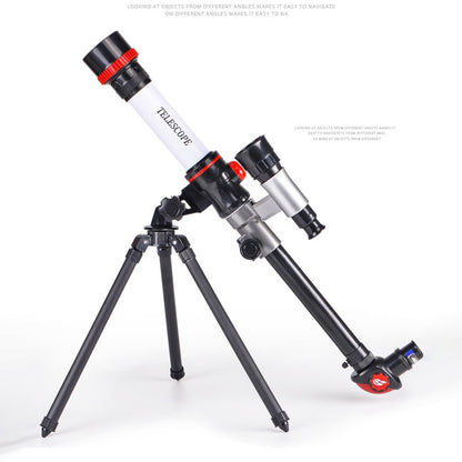 Telescópio Profissional de Alta Ampliação para Crianças Experiência Monocular Binóculos de Observação Estrelas Auxiliares de Ensino