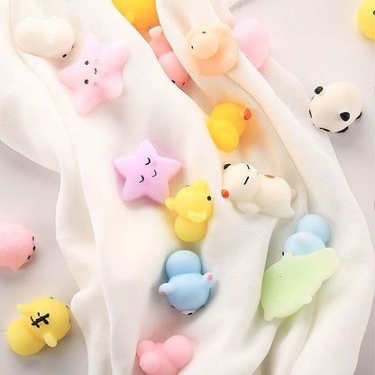 30PCS Pinch the Joyful Animal Tuan, Decompression Tool, Children's Push Scan Code Small Gift, Offline Activity Gifts