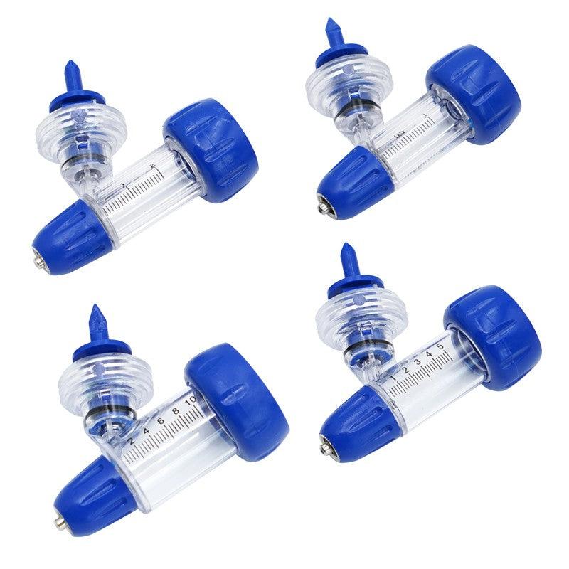 Seringa Contínua Veterinária Automática 1/2/5/10ml Injetor Ajustável de Vacina para Animais Acessórios de Injeção para Gado Ovinos Bovinos