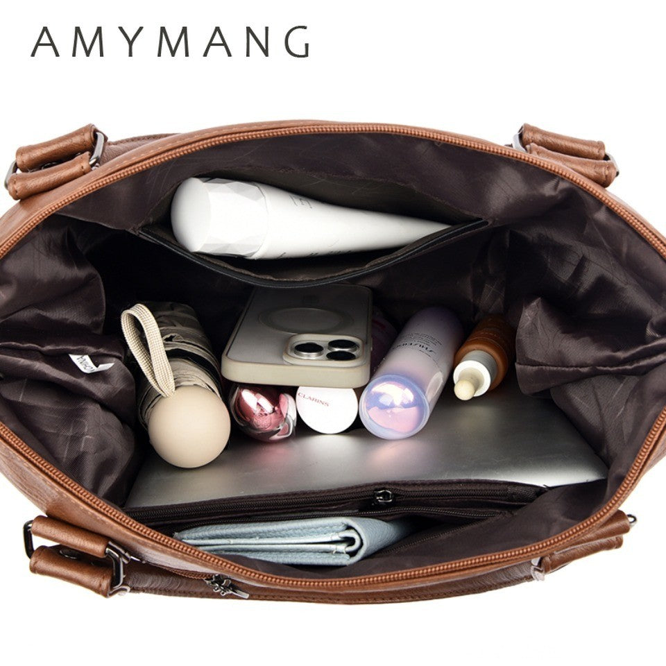 Genuine Brand Soft Leather Shoulder Crossbody Bags for Women Hot Luxury Handbag Women Bags Designer Casual Tote Messenger Bag