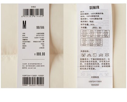 Semir Down Jacket Women Long Length Three-Proof Versatile 2024 Updated Winter New Loose Hooded Coat Simple Down Jacket