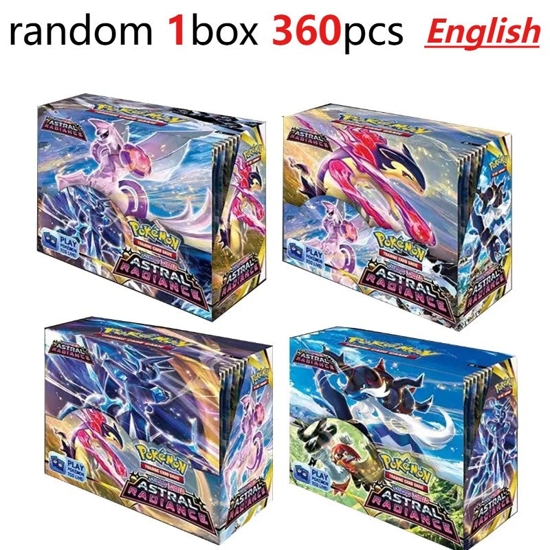 Divertido 360 Cartas Pokémon TCG Escarlate e Violeta Evoluções Prismáticas 151 Prism 36 Pacotes Caixa de Booster Pokémon Carta Colecionável