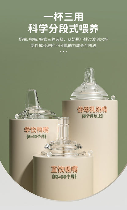 ? Minitutu ?New flip wide mouth PPSU baby bottle/drop and high temperature resistant baby bottle with child lock