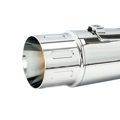 Motorcycle 4" Slip-on Mufflers Exhaust Pipes For Harley Touring Electra Street Glide 1995-2016