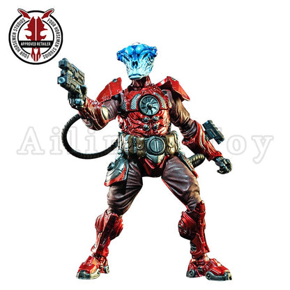 Four Horsemen Studio 1/12 6inch Boneco de Ação Cosmic Legions Outpost Zaxxius T.U.5.C.C. Piloto Red Jets Modelo de Anime