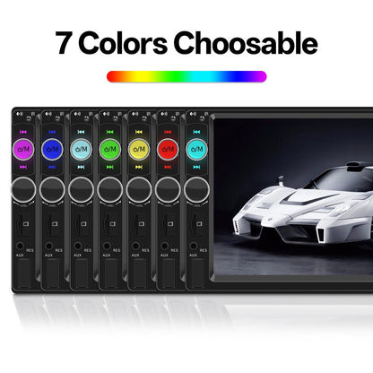 Hippcron 2 Din Car Radio Multimedia MP5 Player 7 inch HD Touch Screen Support AUX/USB/TF Mirror Link 12V Vehicles Universal