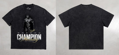 CBUM Workout Tshirt Gym Bodybuilding Men Clothing Oversized Sportwear Cotton US Sized Men Washed T-Shirts