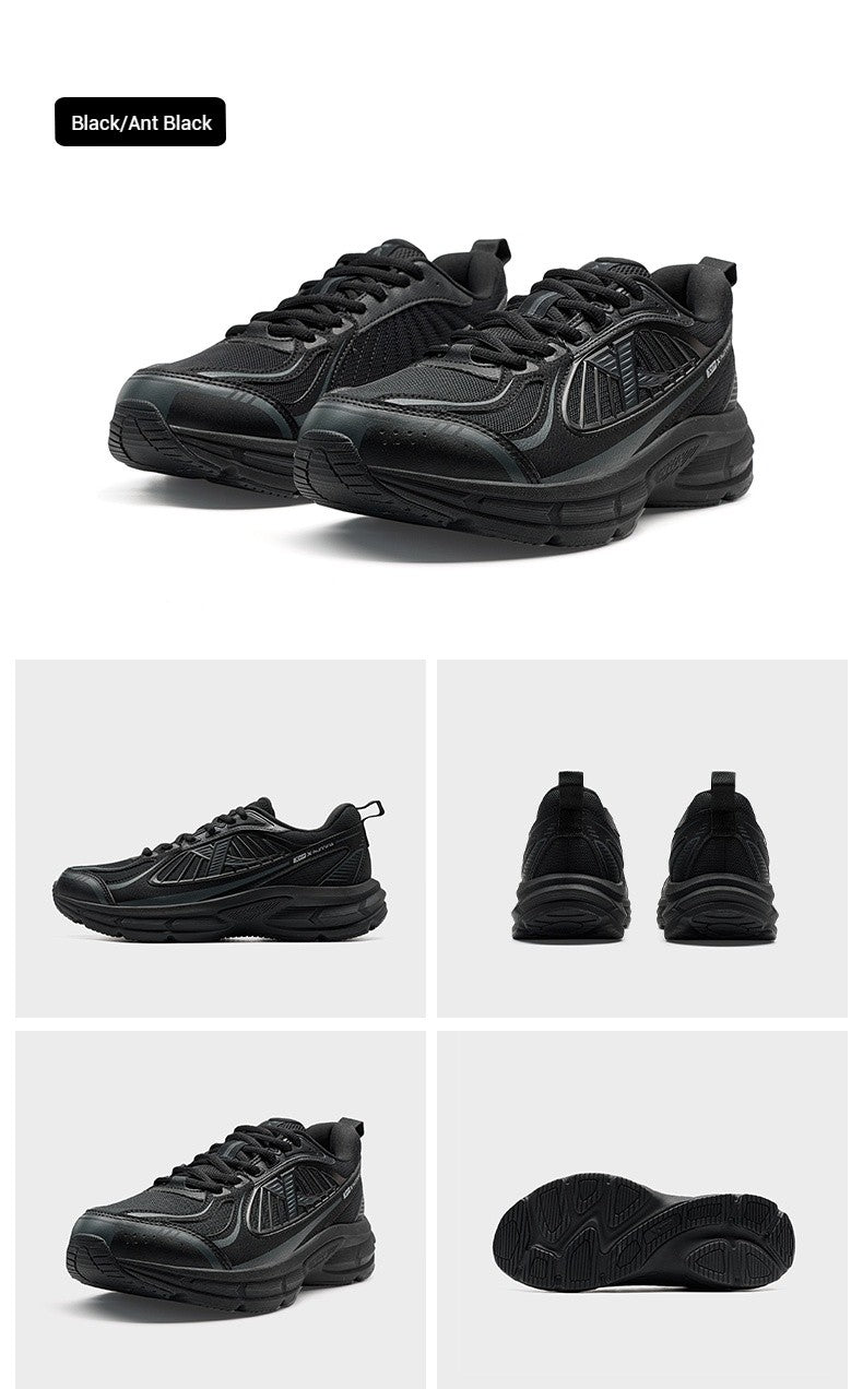 Xtep Juechen 6.0 Vintage Running Shoes Male 2025 Spring Shock Absorption Sports Shoes Street Daily Leisure Sneakers 875119110027